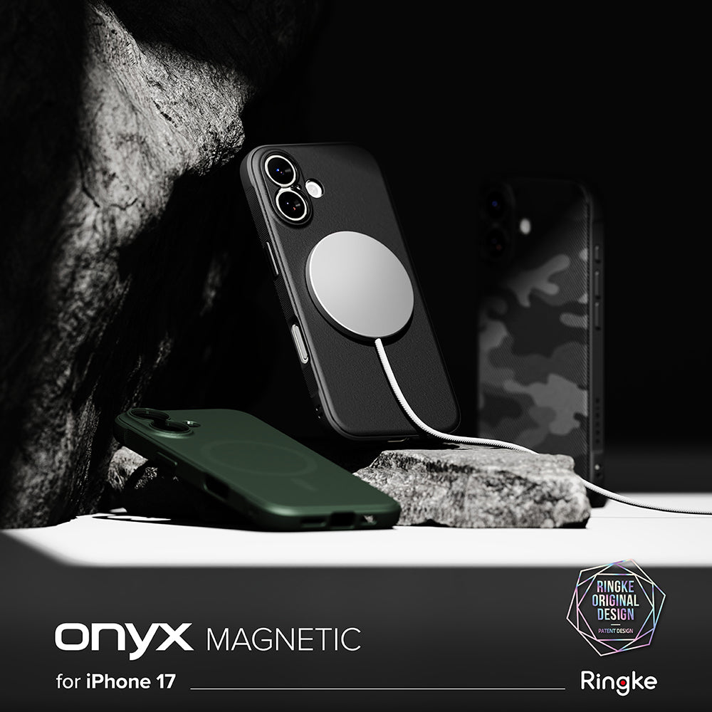 MagSafe tok Apple iPhone 17-hez, Ringke, Onyx, Álcázás