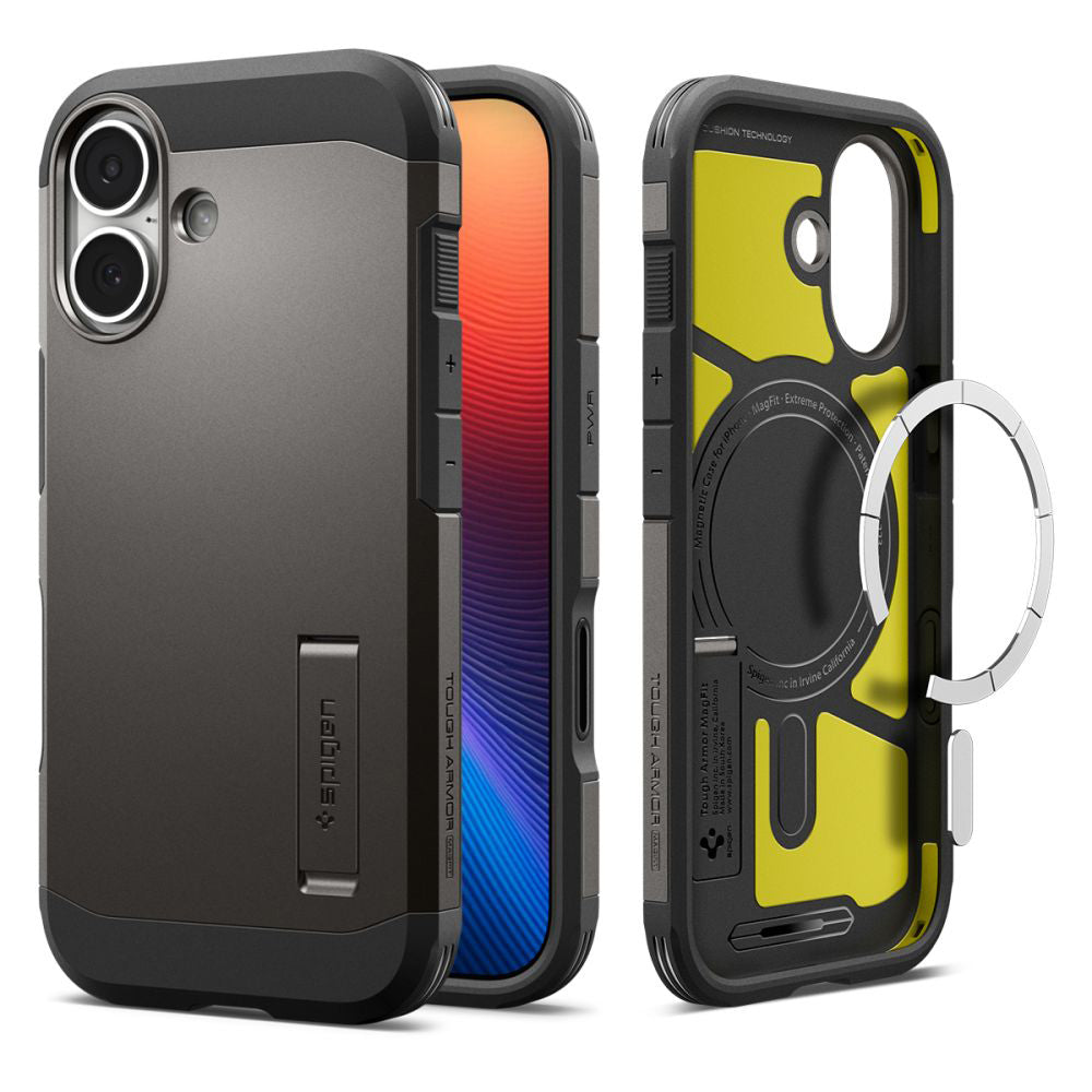 MagSafe tok Apple iPhone 17-hez, Spigen, Tough Armor T, Szürke ACS10392