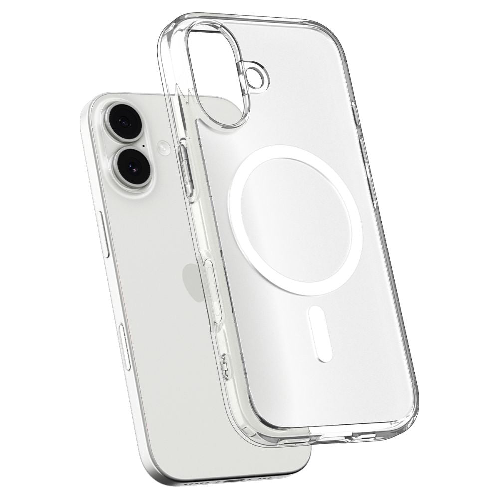 MagSafe tok Apple iPhone 17-hez, Spigen, Ultra Hybrid, Szatén Fehér