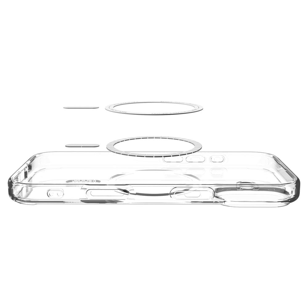 MagSafe tok Apple iPhone 17-hez, Spigen, Ultra Hybrid, Szatén Fehér