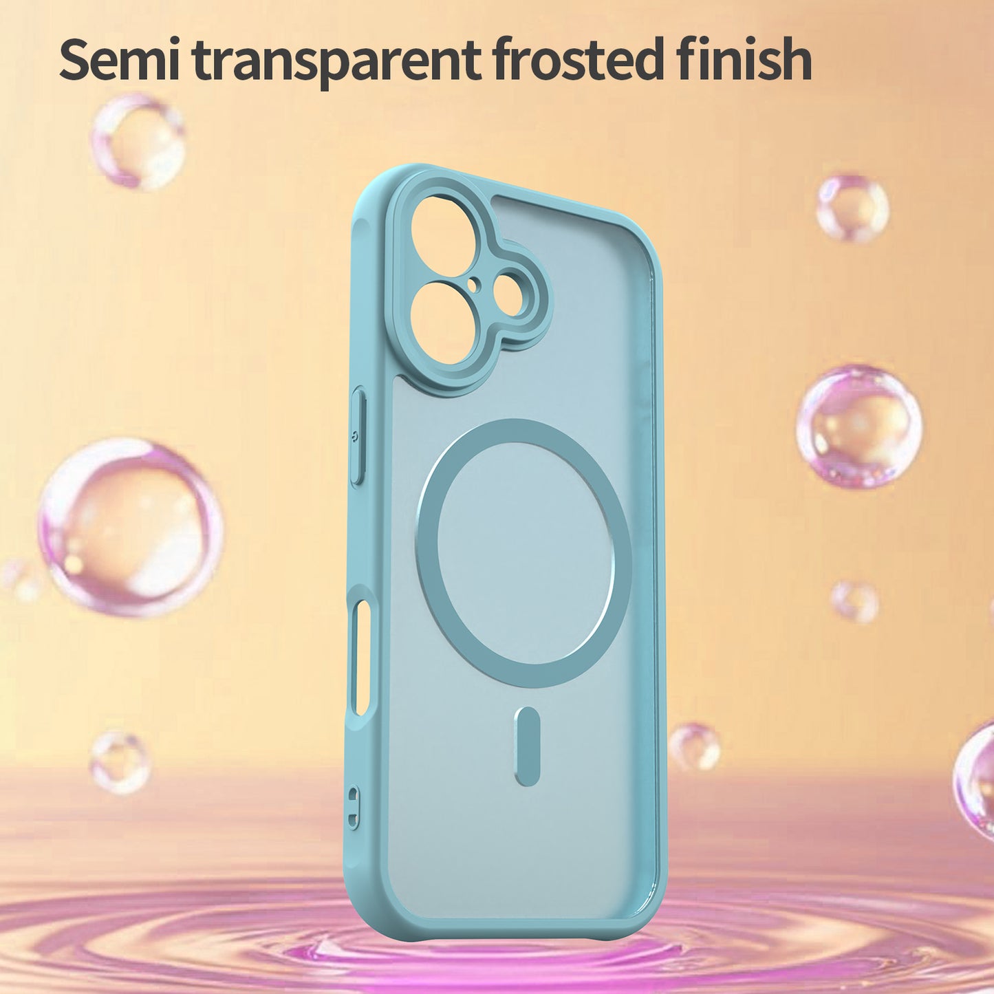 MagSafe tok Apple iPhone 17-hez, Techsuit, HaloFrost II, Világoszöld