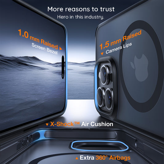 MagSafe tok Apple iPhone 17-hez, Torras, Pstand, Fekete