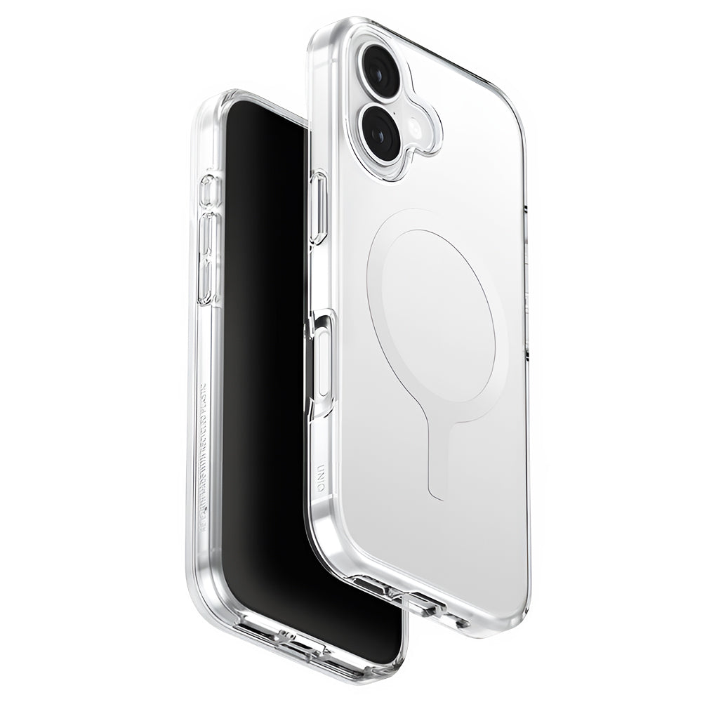 MagSafe tok Apple iPhone 17-hez, UNIQ, Clario MagClick, Átlátszó