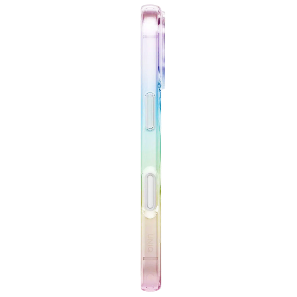 MagSafe tok Apple iPhone 17-hez, UNIQ, Iridescia MagClick, Többszínű