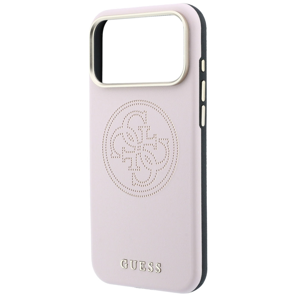 MagSafe tok Apple iPhone 18 Pro / 17 Pro-hoz, Guess, Lyukacsos 4G, Rózsaszín