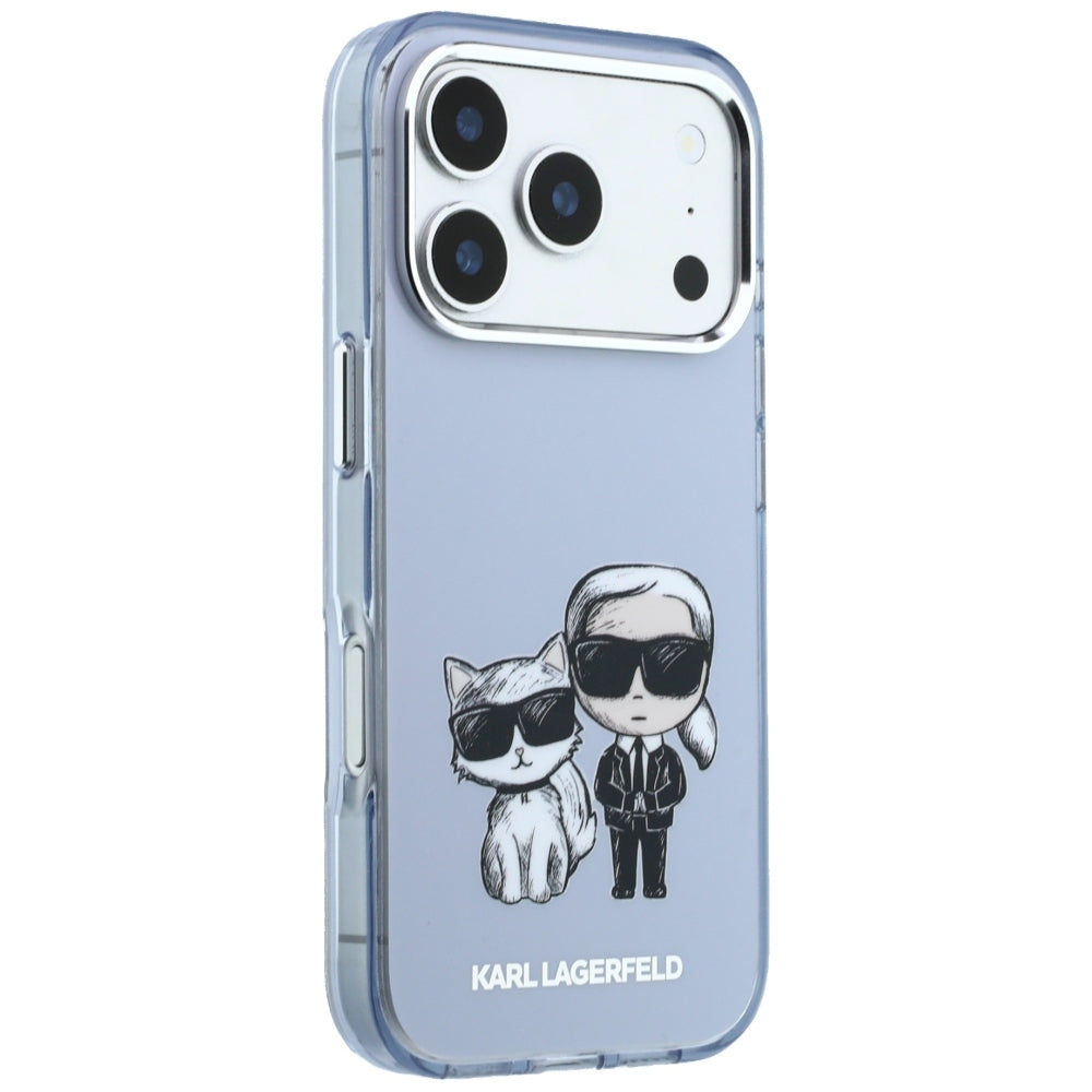 MagSafe tok Apple iPhone 18 Pro / 17 Pro számára, Karl Lagerfeld, IML KC Bodies Sketch Print, Kék