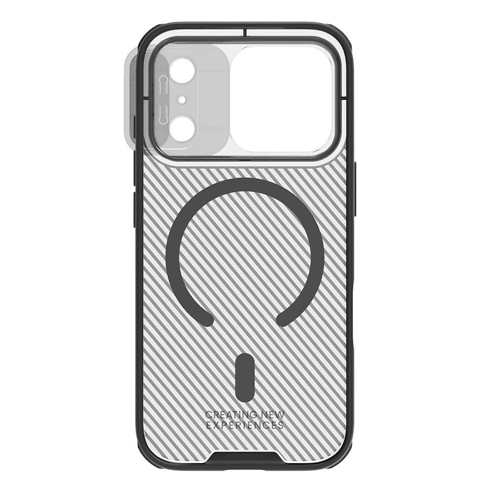 MagSafe tok Apple iPhone 18 Pro / 17 Pro-hoz, Nillkin, CamShield Pro, Fekete Átlátszó