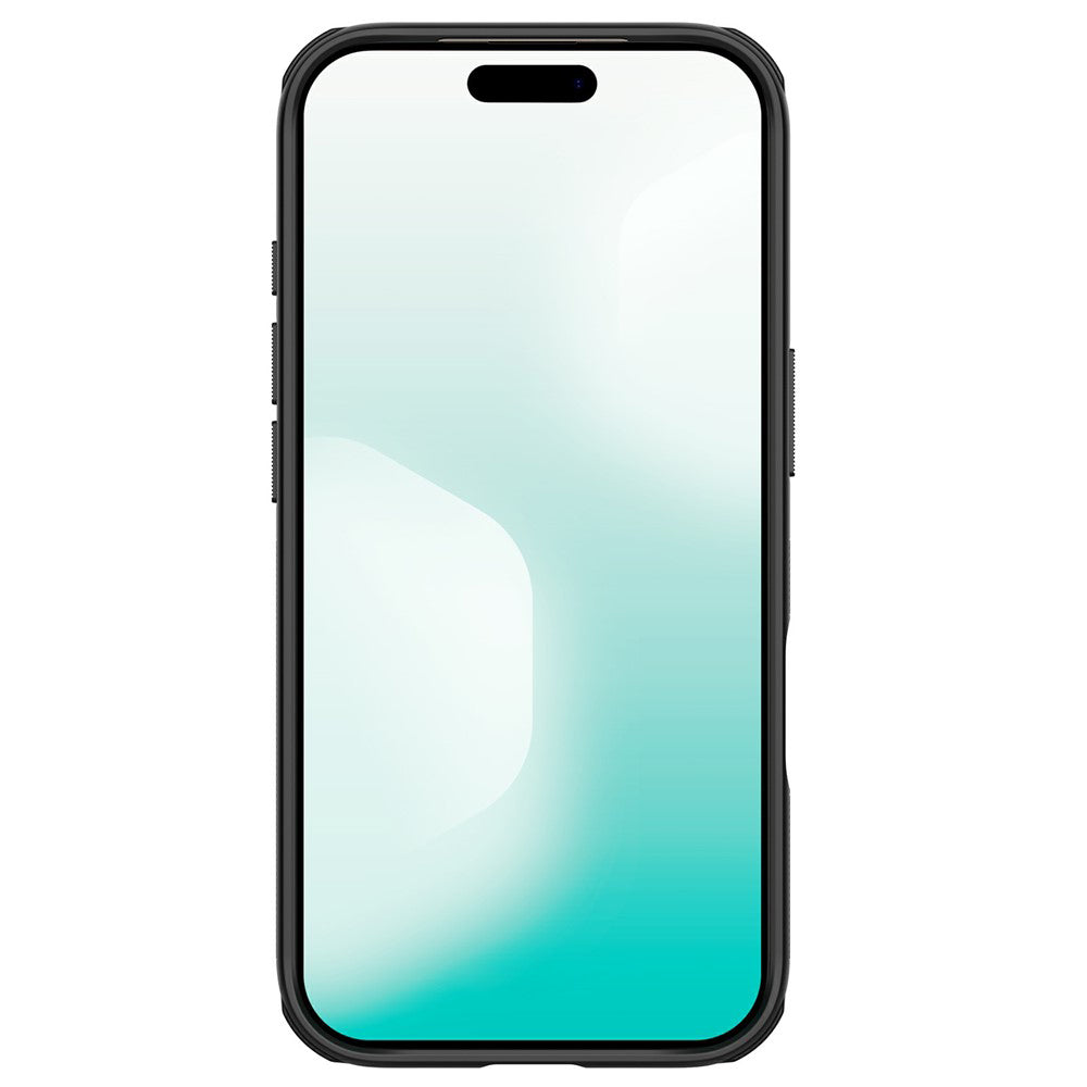 MagSafe Case for Apple iPhone 18 Pro / 17 Pro, Nillkin, Super Shield Pro, Black Satin Transparent