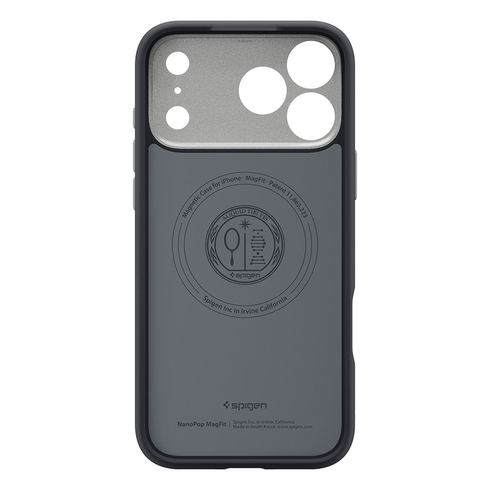 MagSafe tok Apple iPhone 18 Pro / 17 Pro-hoz, Spigen, Caseology Nano Pop, Fekete ACS12177