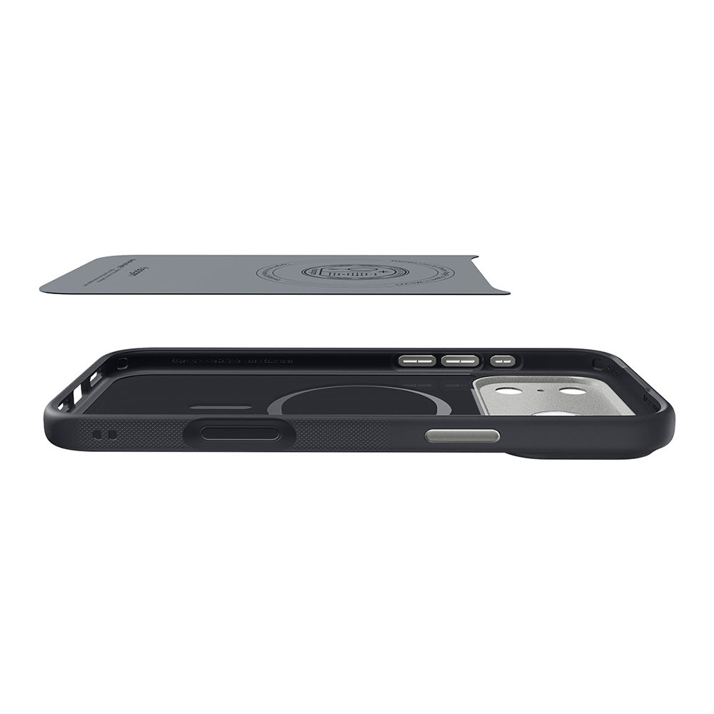 MagSafe tok Apple iPhone 18 Pro / 17 Pro-hoz, Spigen, Caseology Nano Pop, Fekete ACS12177