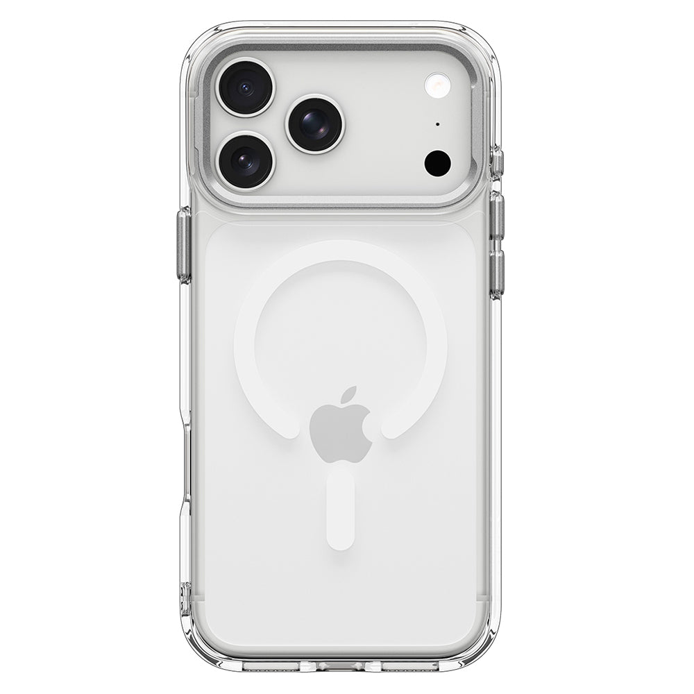 MagSafe tok Apple iPhone 18 Pro / 17 Pro-hoz, Spigen, Ultra Hybrid Optik S, Ezüst Átlátszó ACS11921