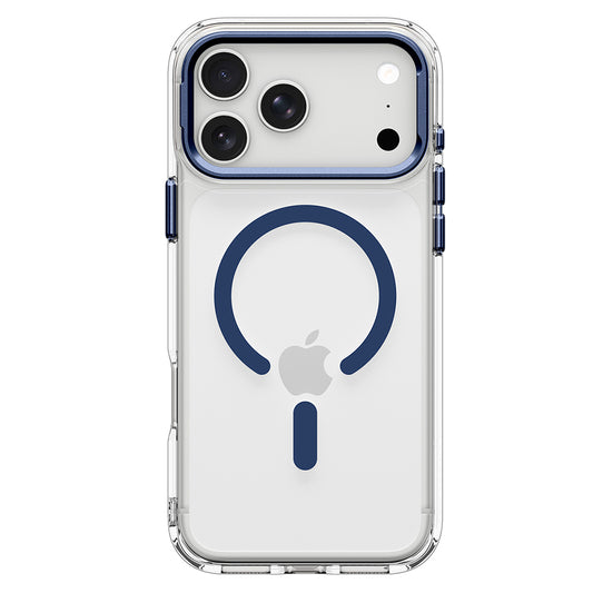 MagSafe tok Apple iPhone 18 Pro / 17 Pro-hoz, Spigen, Ultra Hybrid Optik S, Átlátszó Tengerészkék ACS11922