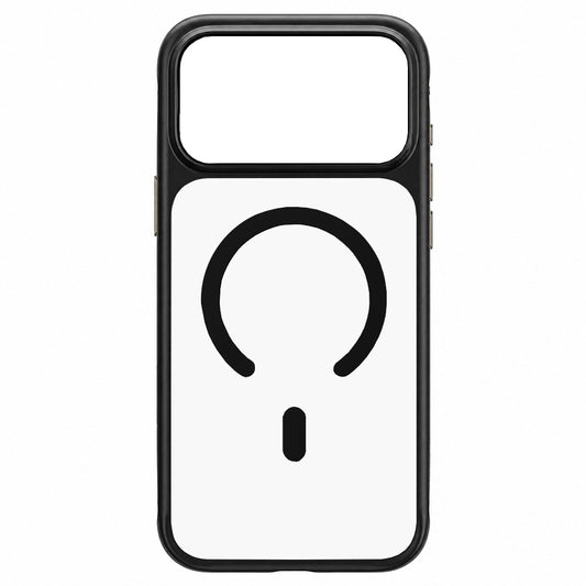 MagSafe tok Apple iPhone 18 Pro Max / 17 Pro Max készülékhez, Blueo, bőrbarát, ütésálló, szaténfekete