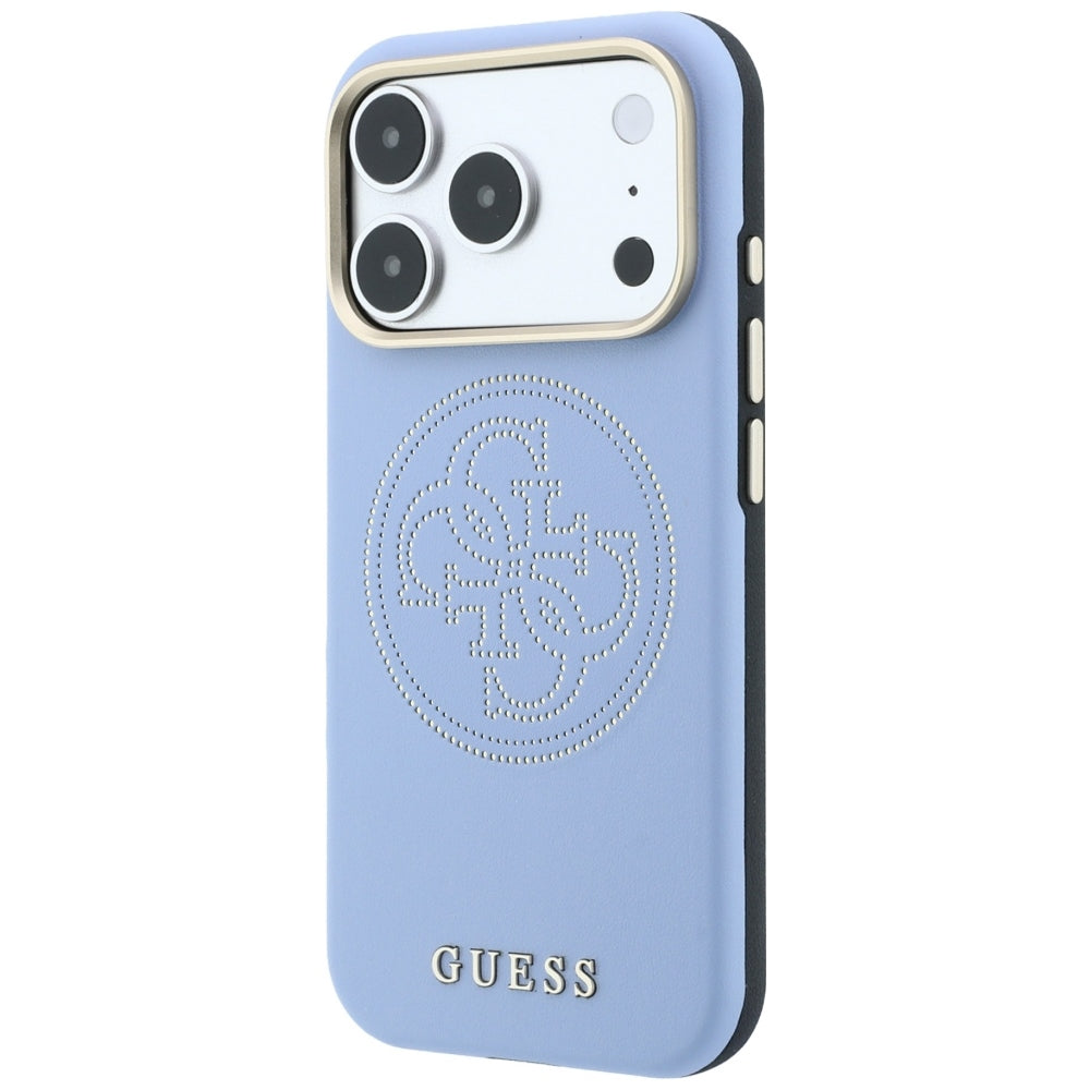 MagSafe tok Apple iPhone 18 Pro Max / 17 Pro Max készülékhez, Guess, Lyukacsos 4G, Kék