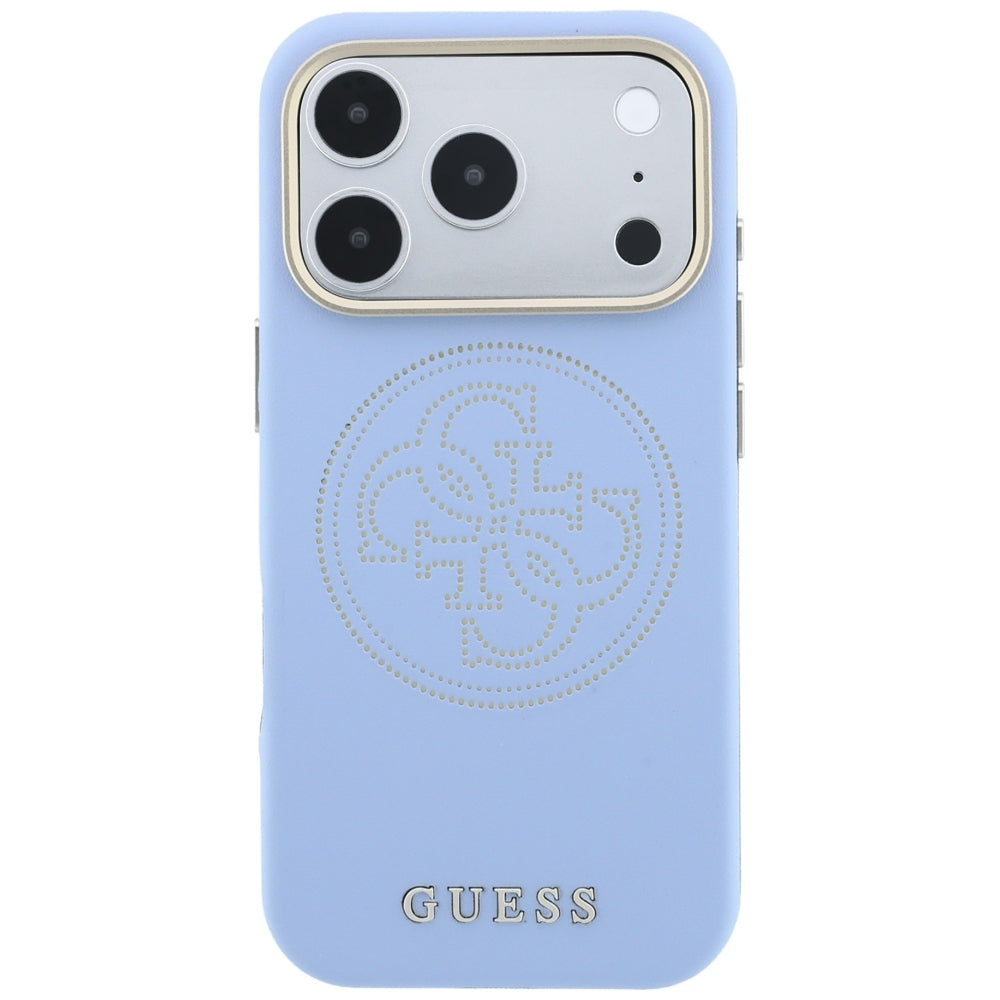 MagSafe tok Apple iPhone 18 Pro Max / 17 Pro Max készülékhez, Guess, Lyukacsos 4G, Kék