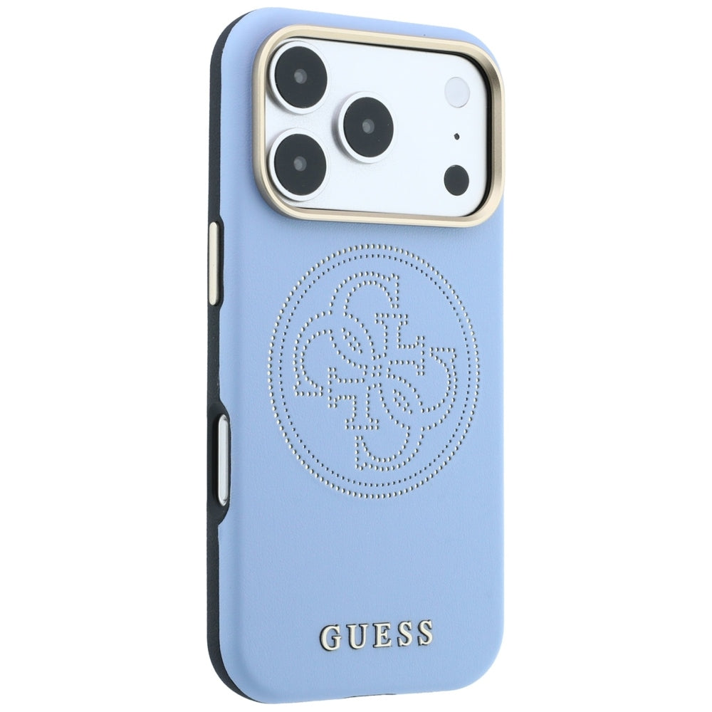 MagSafe tok Apple iPhone 18 Pro Max / 17 Pro Max készülékhez, Guess, Lyukacsos 4G, Kék