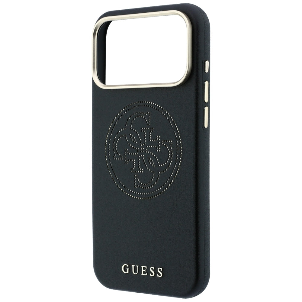 MagSafe tok Apple iPhone 18 Pro Max / 17 Pro Max készülékhez, Guess, Lyukacsos 4G, Fekete