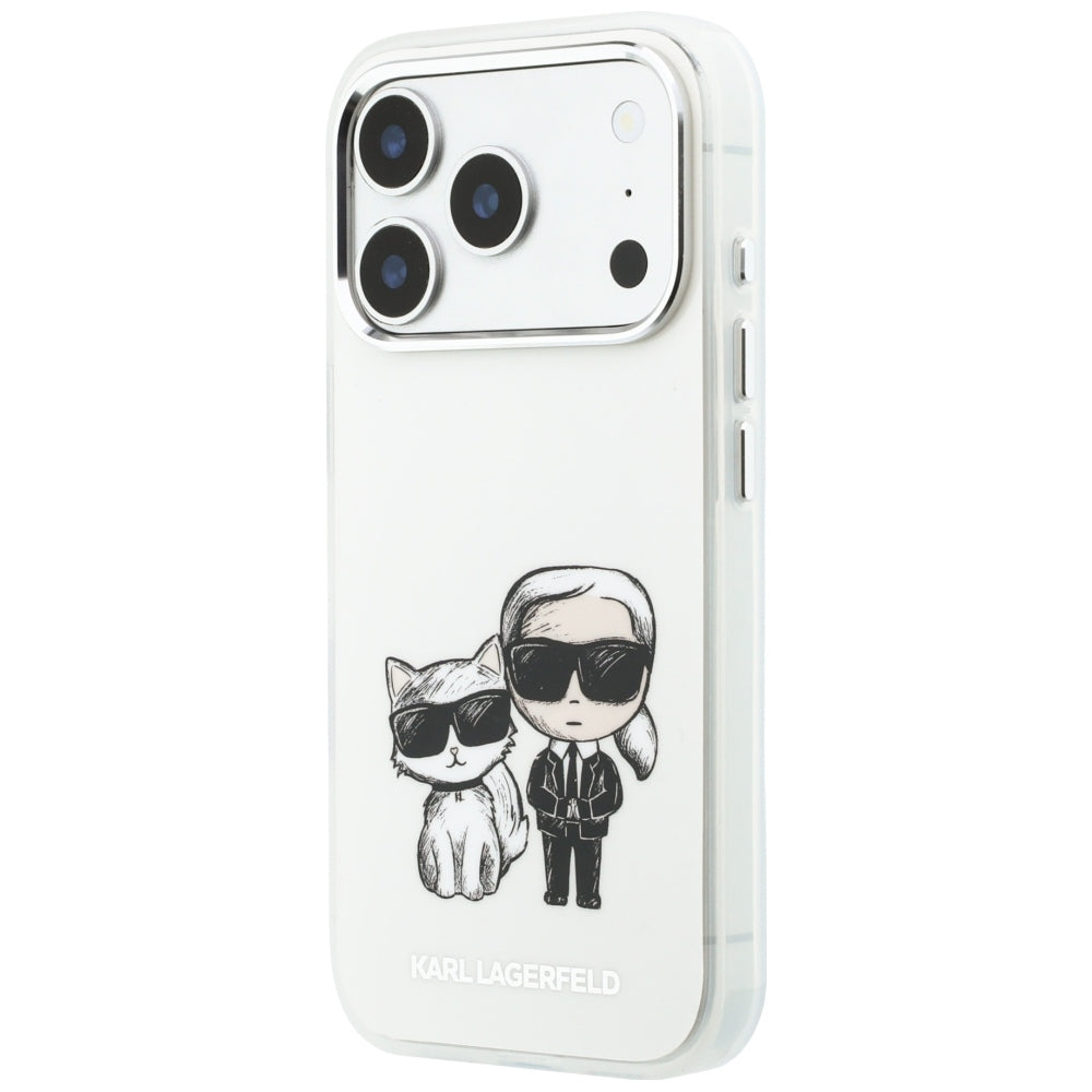 MagSafe tok Apple iPhone 18 Pro Max / 17 Pro Max készülékhez, Karl Lagerfeld, IML KC Bodies Sketch Print, bézs