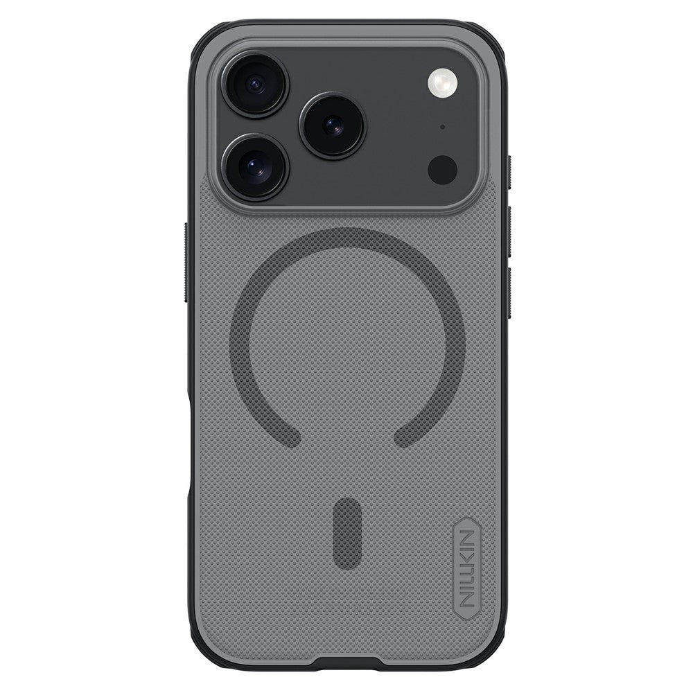 MagSafe Case for Apple iPhone 18 Pro Max / 17 Pro Max, Nillkin, Super Shield Pro, Black Satin Transparent