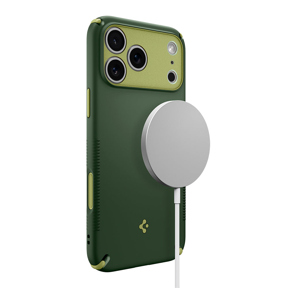 MagSafe tok Apple iPhone 18 Pro Max / 17 Pro Max készülékhez, Spigen, Caseology Nano Pop Hybrid, Zöld ACS12139