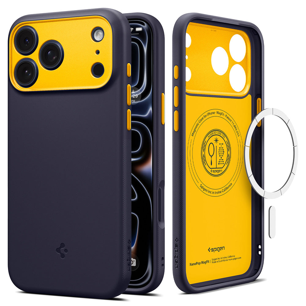 MagSafe tok Apple iPhone 18 Pro Max / 17 Pro Max készülékhez, Spigen, Caseology Nano Pop, Lila ACS12140