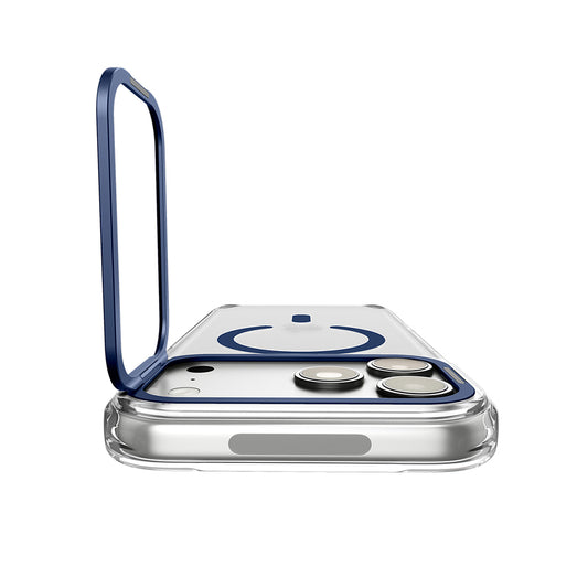 MagSafe tok Apple iPhone 18 Pro Max / 17 Pro Max készülékhez, Spigen, Ultra Hybrid Optik S, Átlátszó Tengerészkék ACS11909