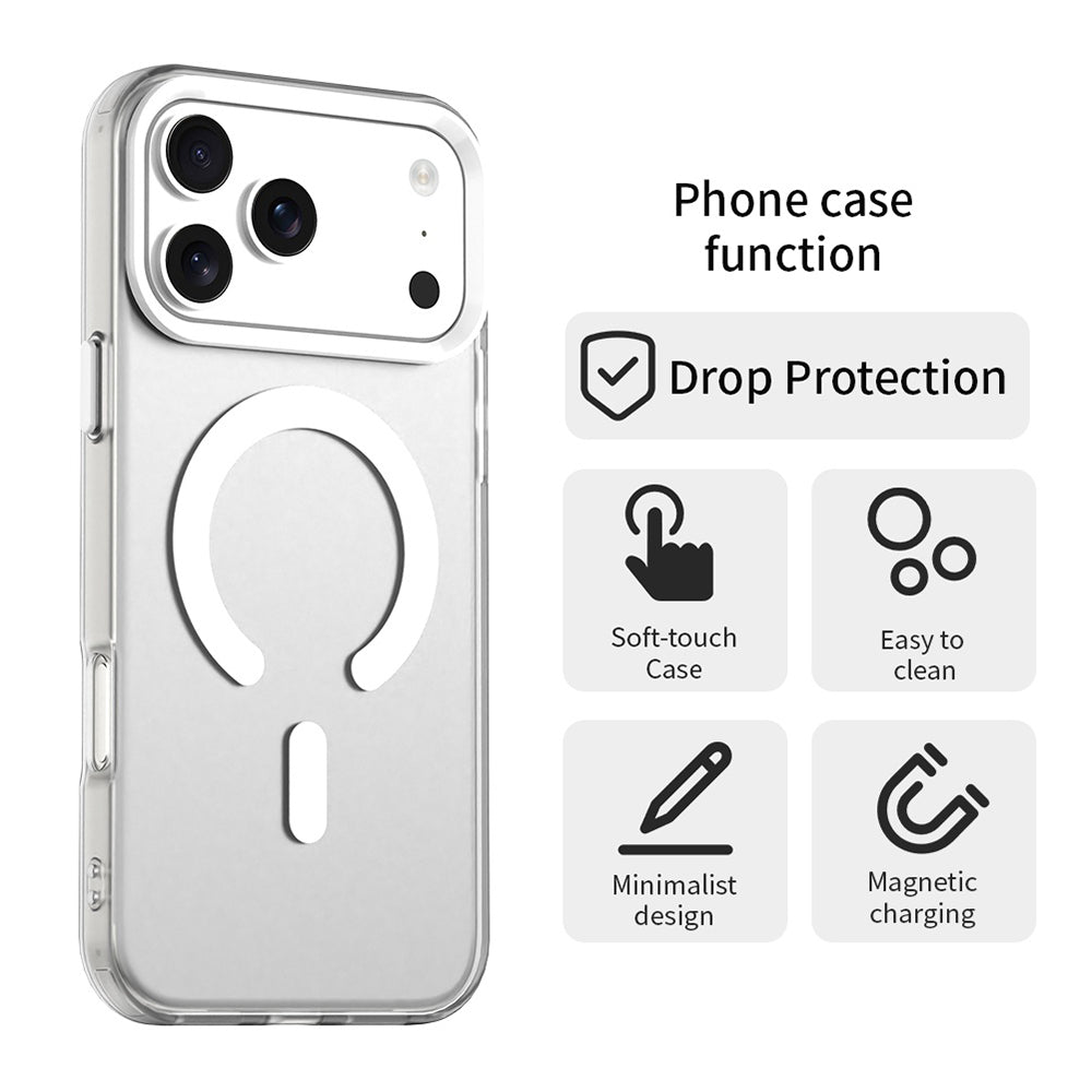 MagSafe tok Apple iPhone 18 Pro Max / 17 Pro Max, Techsuit, CandyCase, Fehér