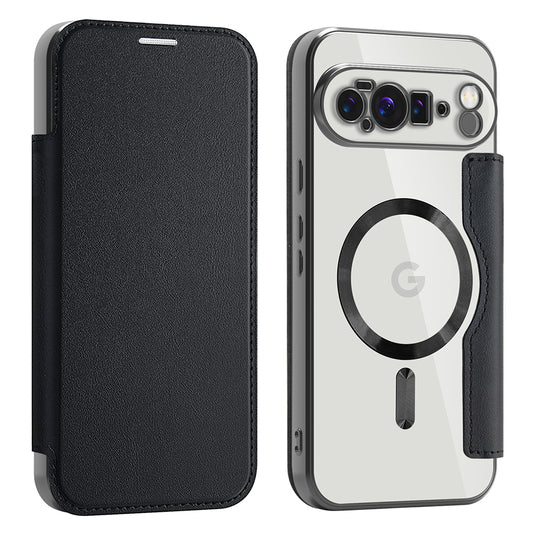 MagSafe tok Google Pixel 10 Pro XL-hez, Techsuit, SmartMag Book, Fekete