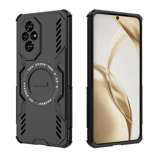 MagSafe tok Honor 200-hoz, Techsuit, ArmorMag, Fekete