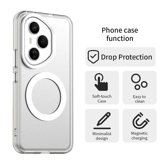 MagSafe tok Honor 400 Pro-hoz, Techsuit, CandyCase, Fehér