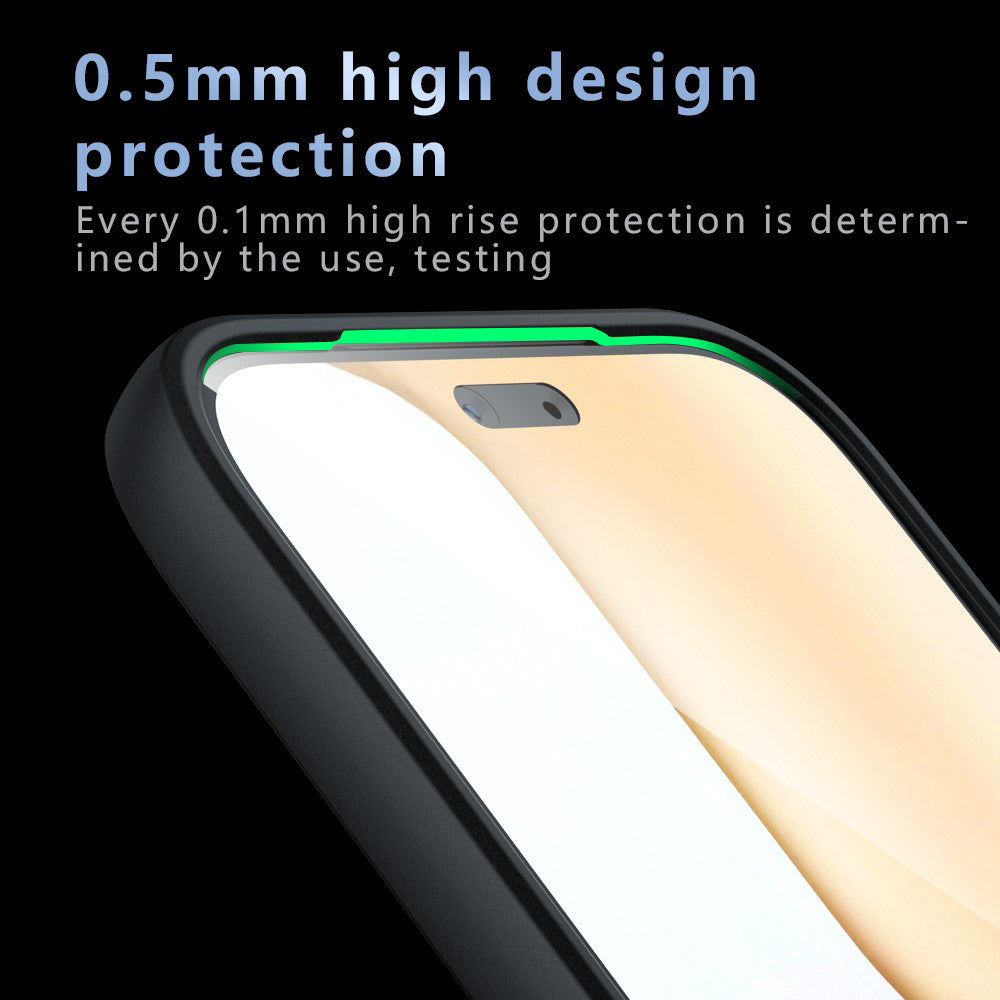 MagSafe tok Honor 600 Lite-hez, Techsuit, PureFrost, Szatén Fekete