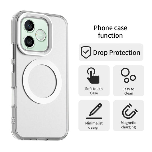 MagSafe tok Honor 600 Pro / 600-hoz, Techsuit, CandyCase, Fehér