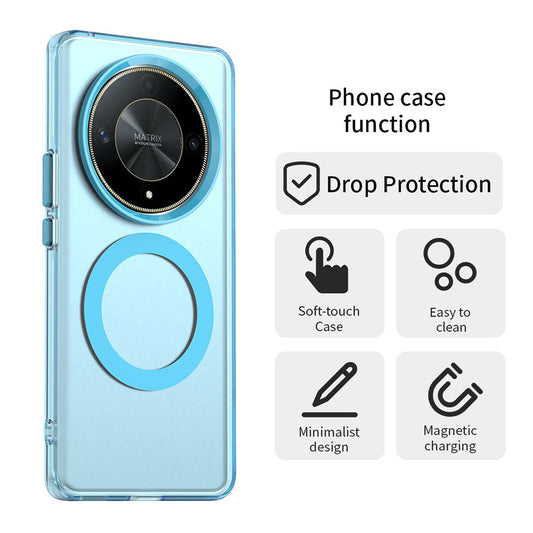 MagSafe tok Honor Magic6 Lite-hez, Techsuit, CandyCase, Kék