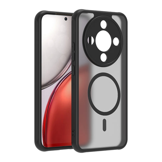 MagSafe tok Honor Magic8 Lite-hoz, Techsuit, HaloFrost II, Fekete