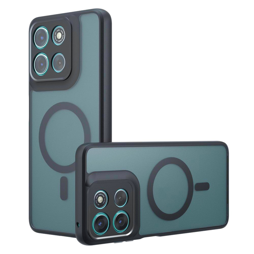 MagSafe tok Motorola Moto G67 Power / G57 Power készülékhez, Techsuit, PureFrost, Szaténfekete