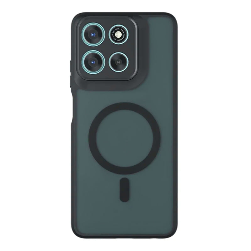MagSafe tok Motorola Moto G67 Power / G57 Power készülékhez, Techsuit, PureFrost, Szaténfekete