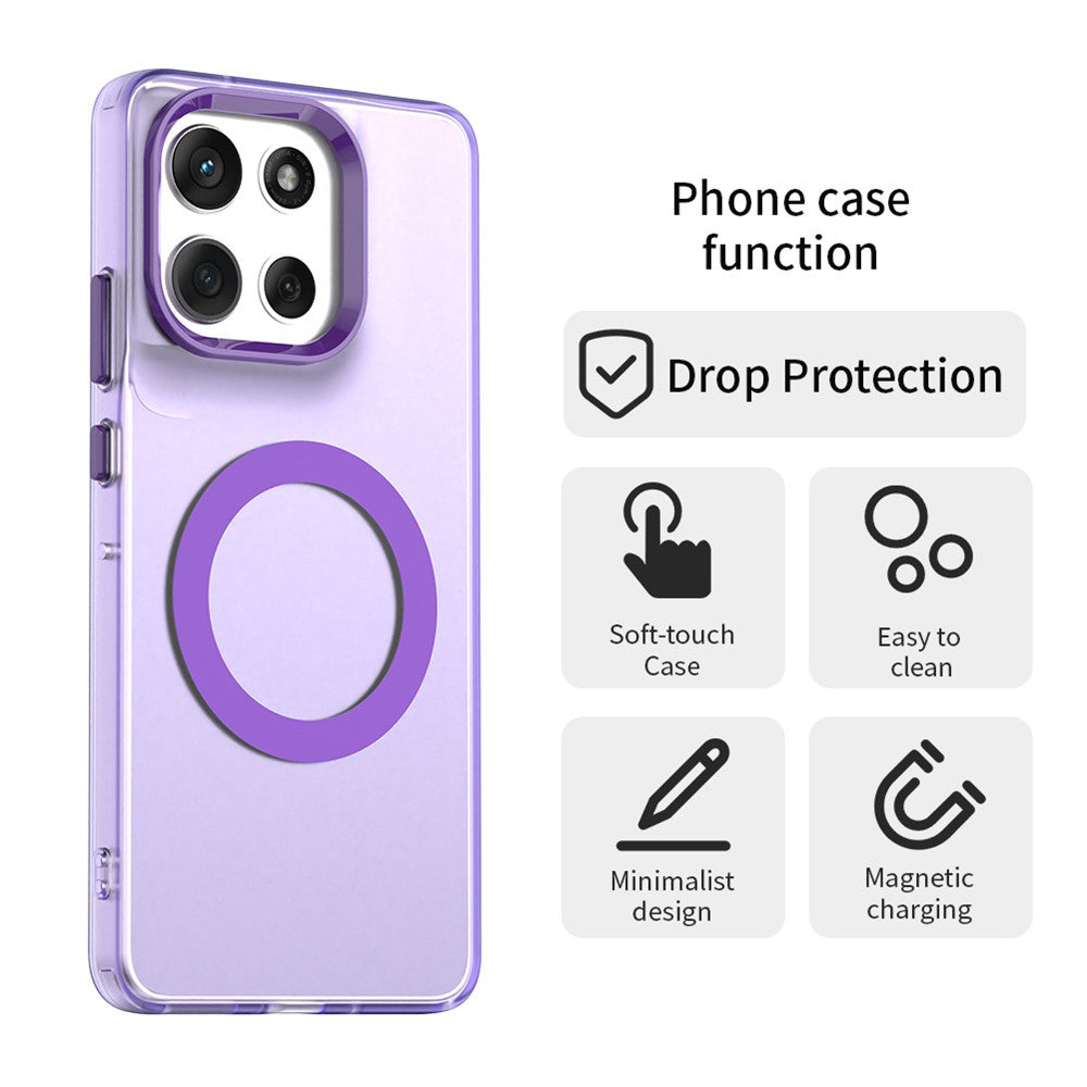 MagSafe tok Motorola Moto G86-hoz, Techsuit, CandyCase, Lila