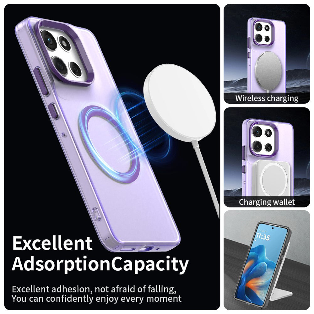 MagSafe tok Motorola Moto G86-hoz, Techsuit, CandyCase, Lila