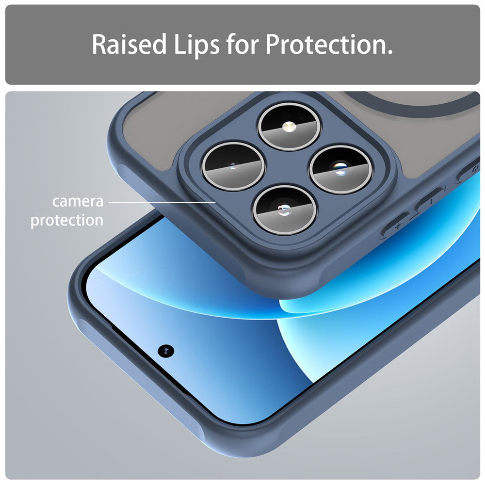 MagSafe tok Motorola Moto G87 / G77 / G67 készülékhez, Techsuit, HaloFrost II, Tengerészkék