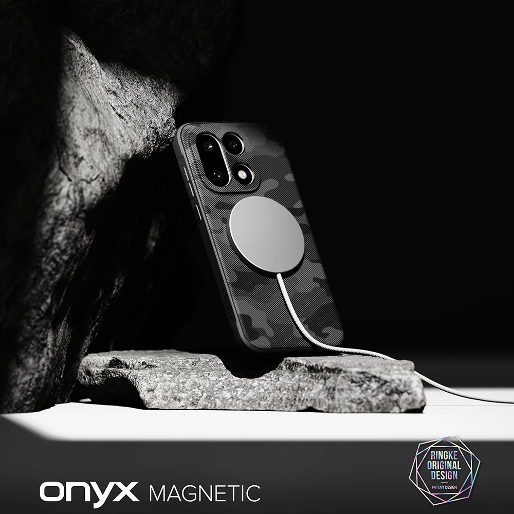MagSafe tok OnePlus 15-höz, Ringke, Onyx, Terepmintás