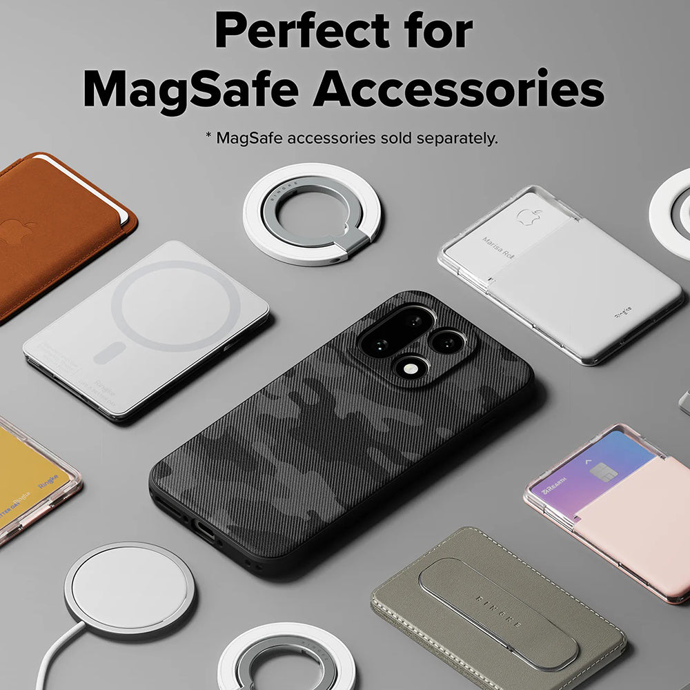 MagSafe tok OnePlus 15-höz, Ringke, Onyx, Terepmintás