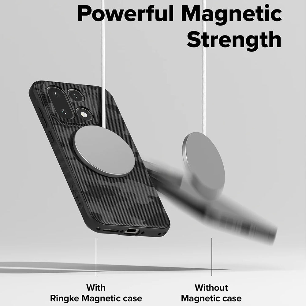 MagSafe tok OnePlus 15-höz, Ringke, Onyx, Terepmintás