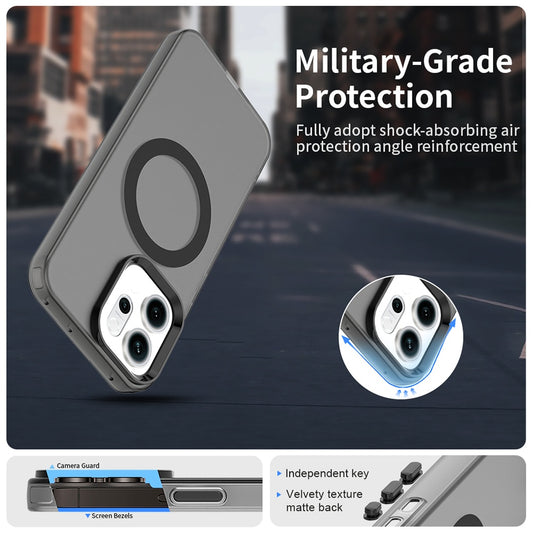 MagSafe Case for Oppo Reno14, Techsuit, CandyCase, Black