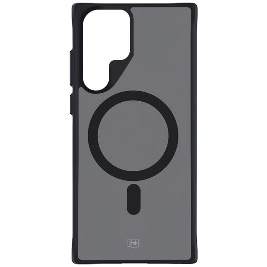 MagSafe tok Samsung Galaxy S22 Ultra 5G S908, 3MK, füstös MagCase, fekete
