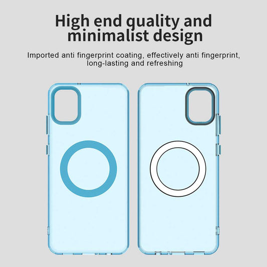 MagSafe tok Samsung Galaxy A05 A055-hez, Techsuit, CandyCase, Kék