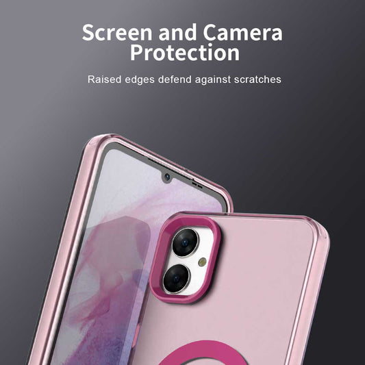 MagSafe tok Samsung Galaxy A05 A055-hez, Techsuit, CandyCase, Rózsaszín