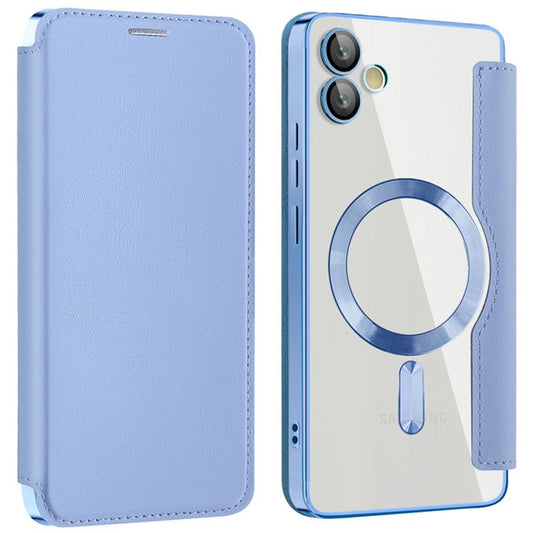 MagSafe tok Samsung Galaxy A05 A055-hez, Techsuit, SmartMag Book, Kék