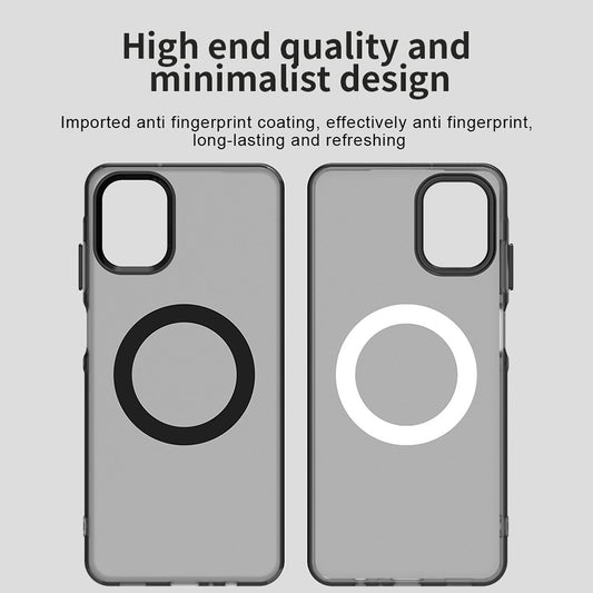 MagSafe tok Samsung Galaxy A06 A065-hez, Techsuit, CandyCase, Fekete