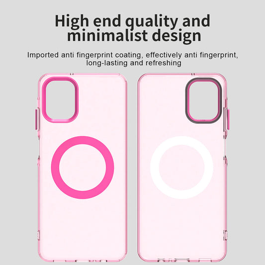 MagSafe tok Samsung Galaxy A06 A065-hez, Techsuit, CandyCase, Rózsaszín