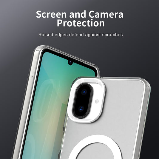 MagSafe tok Samsung Galaxy A07 4G A075-hez, Techsuit, CandyCase, Fehér